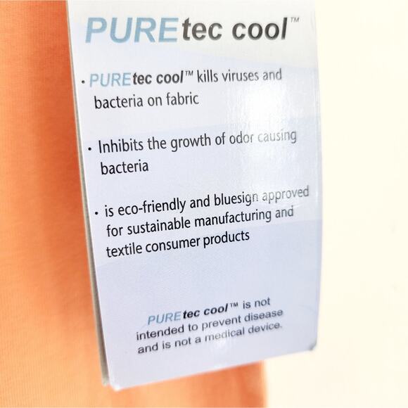 14/16 Class Club Orange Tee With Odor Bacteria Inhibitor - Picture 3 of 3